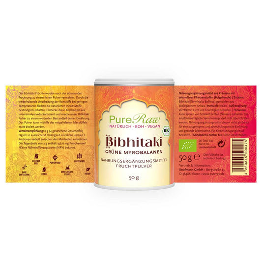 Bibhitaki Pulver (Bio) 50 g