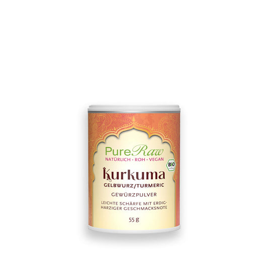 Kurkuma, gemahlen (Bio & Roh) 55 g