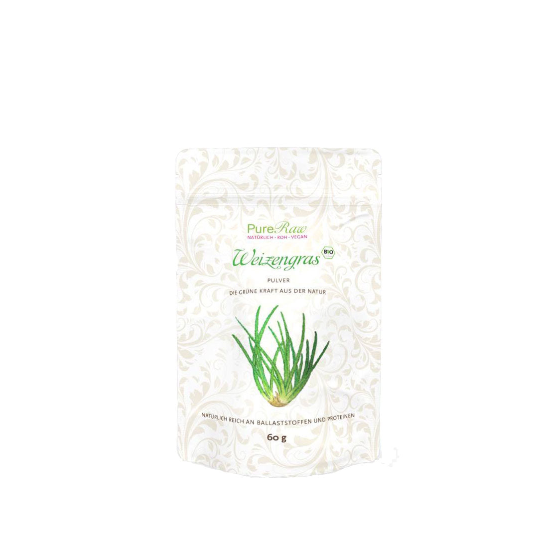 Weizengras Pulver (Bio & Roh) 60 g