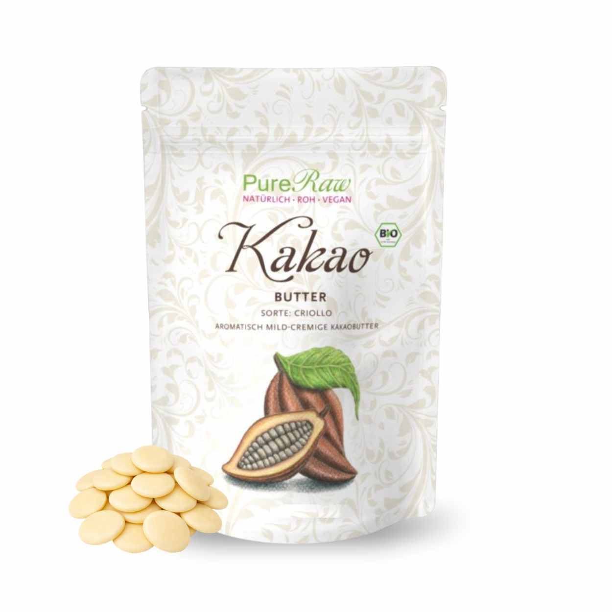 Kakaobutter (Bio & Roh) 200 g