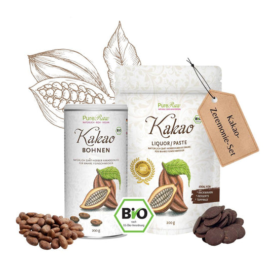 Kakao Zeremonie Set (Bio & Roh)