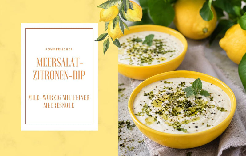 Sommerlicher Meersalat-Zitronen-Dip
