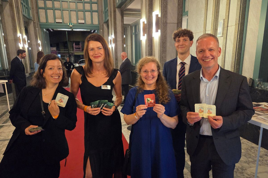 - PureRaw Produkt-Give-aways beim Empfang zum Tag der Deutschen Einheit in Brüssel
