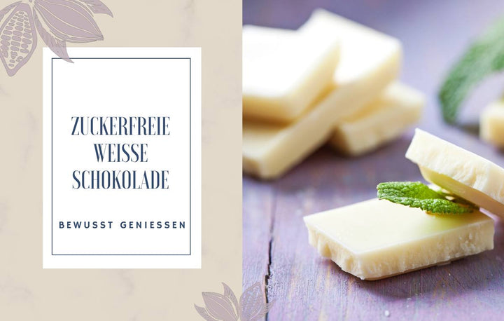 Zuckerfreie weiße Schokolade - selbst gemacht