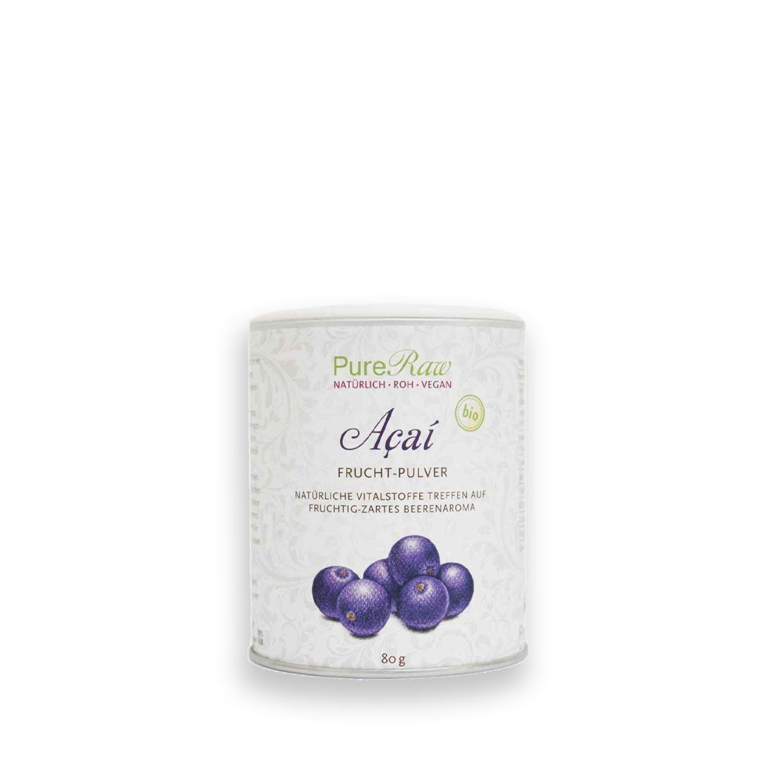 Acai Frucht Pulver (Bio & Roh) 80 g