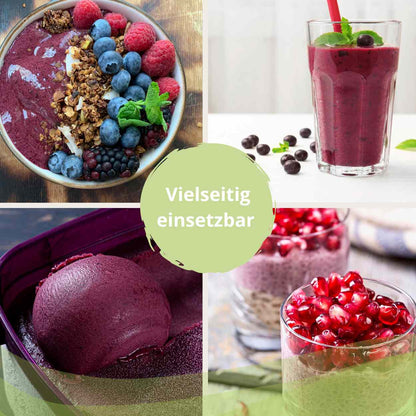 Acai Frucht Pulver (Bio & Roh) 80 g