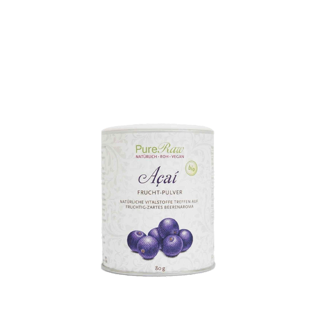 Acai Frucht Pulver (Bio & Roh) 80 g