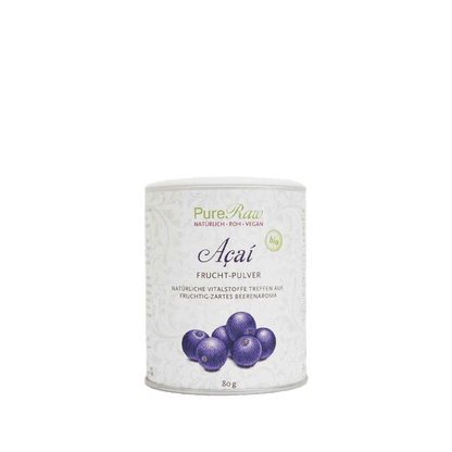 Acai Frucht Pulver (Bio & Roh) 80 g