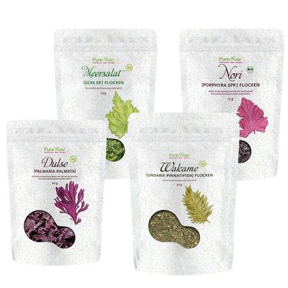 Algen Flocken Probierset (Bio & Roh) 95 g