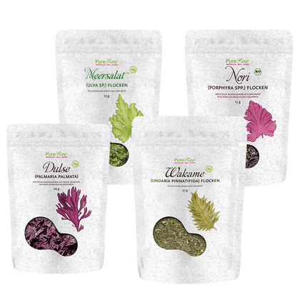 Algen Flocken Probierset (Bio & Roh) 95 g