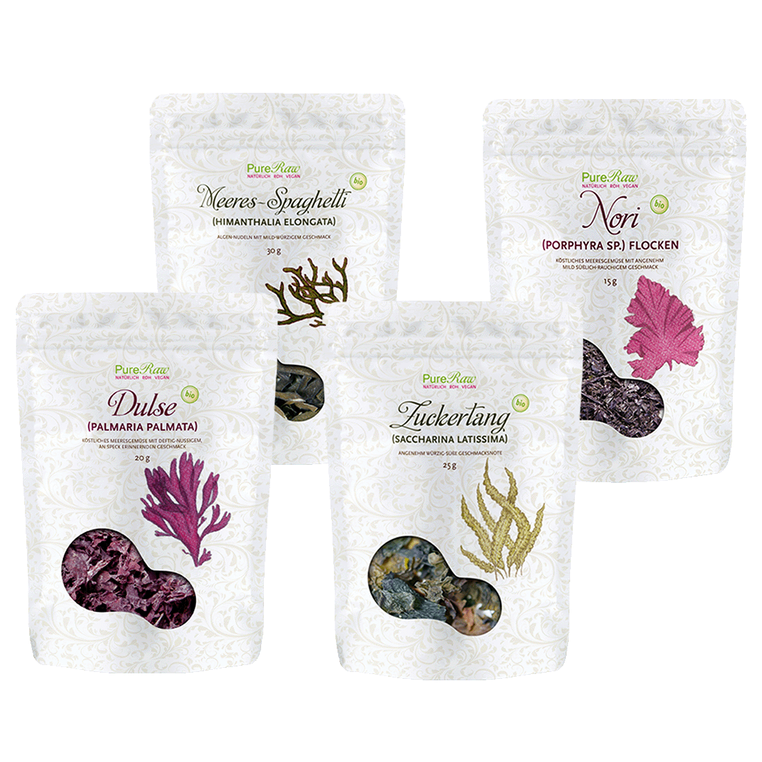 Algen Probierset (Bio & Roh) 90 g