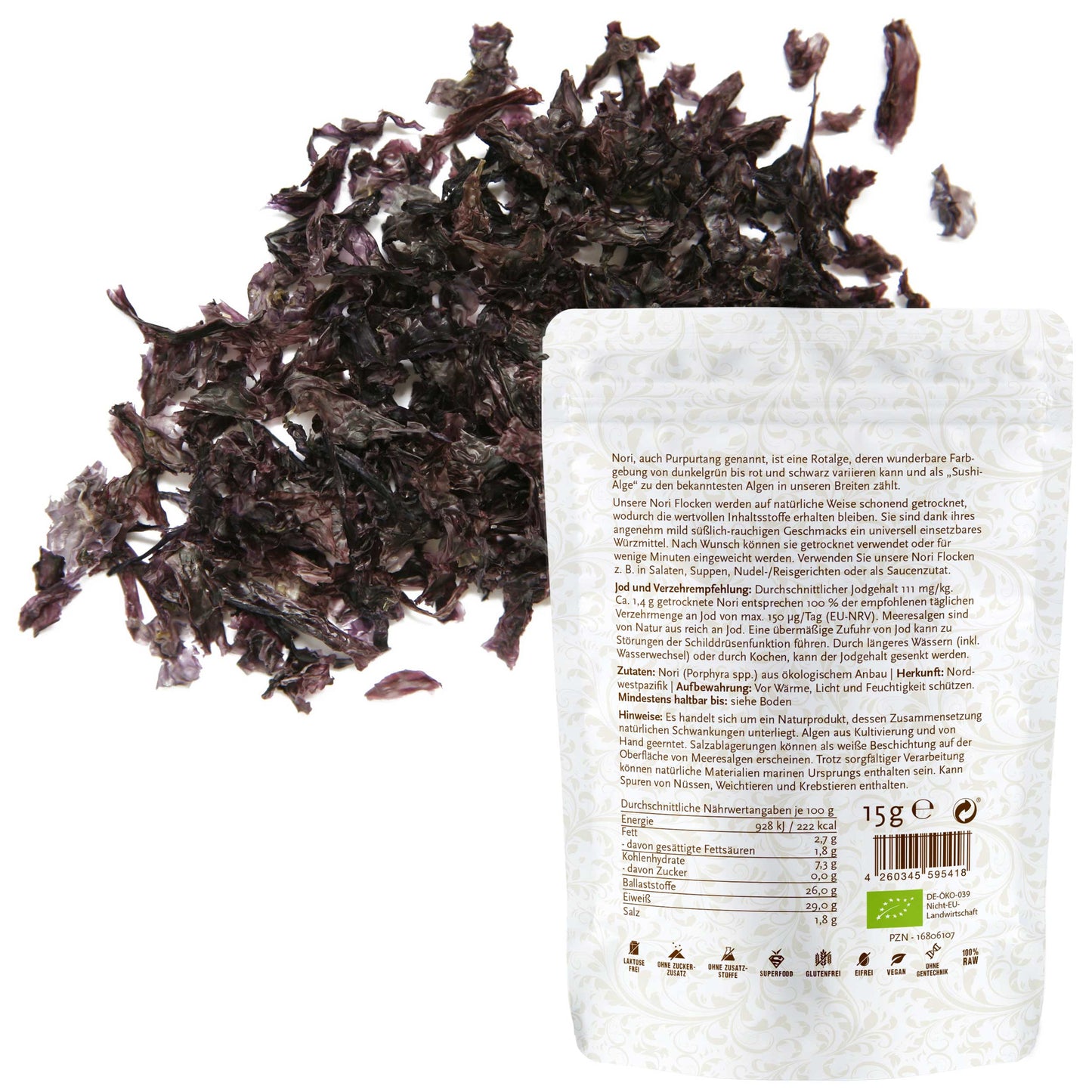 Algen Probierset (Bio & Roh) 90 g