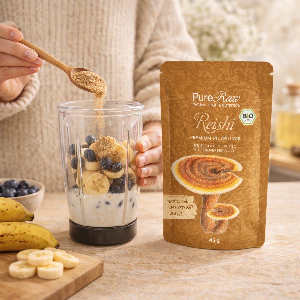 Reishi Pilz Pulver Premium (Ganoderma lucidum), (Bio) 45 g