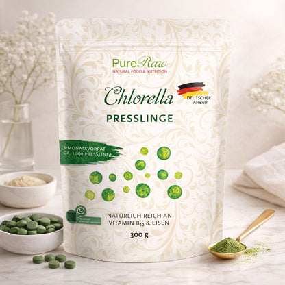 Chlorella Presslinge (Deutschland), (Roh)