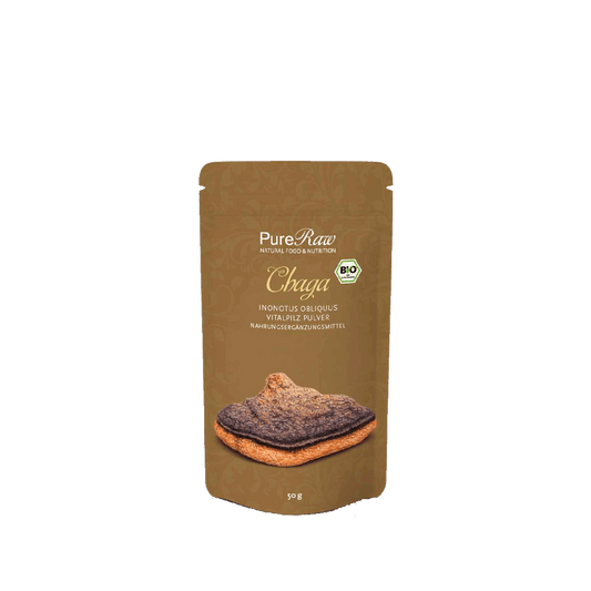 Chaga Mushroom Powder (Inonotus obliquus), (Organic & Raw) 50 g