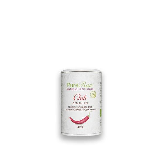 Chili, ground, (Organic & Raw), Spice 40 g