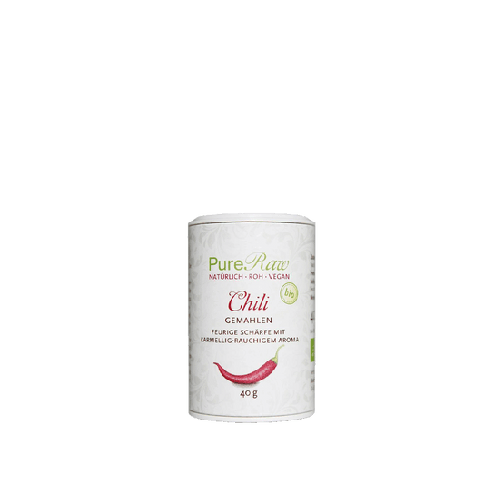 Chili, ground, (Organic & Raw), Spice 40 g