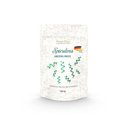 Chlorella Presslinge 150 g (Deutschland), (Roh)  & Spirulina Presslinge 150 g (Deutschland), (Roh)