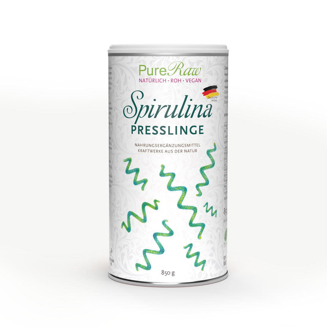Chlorella Presslinge 1 Kg (Deutschland), (Roh)  & Spirulina Presslinge 850 g (Deutschland), (Roh)
