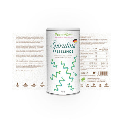 Chlorella Presslinge 1 Kg (Deutschland), (Roh)  & Spirulina Presslinge 850 g (Deutschland), (Roh)