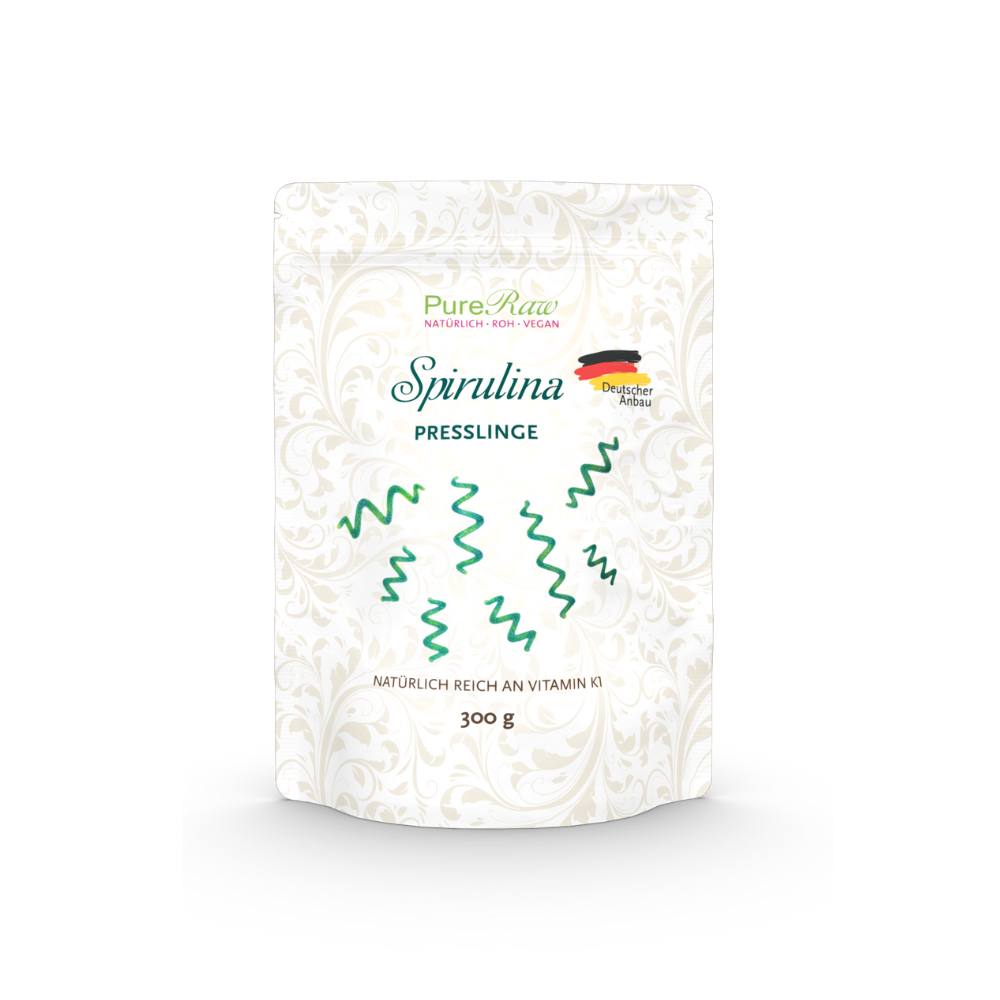 Chlorella Tablets 300 g (Germany), (Raw) & Spirulina Tablets 300 g (Germany), (Raw)