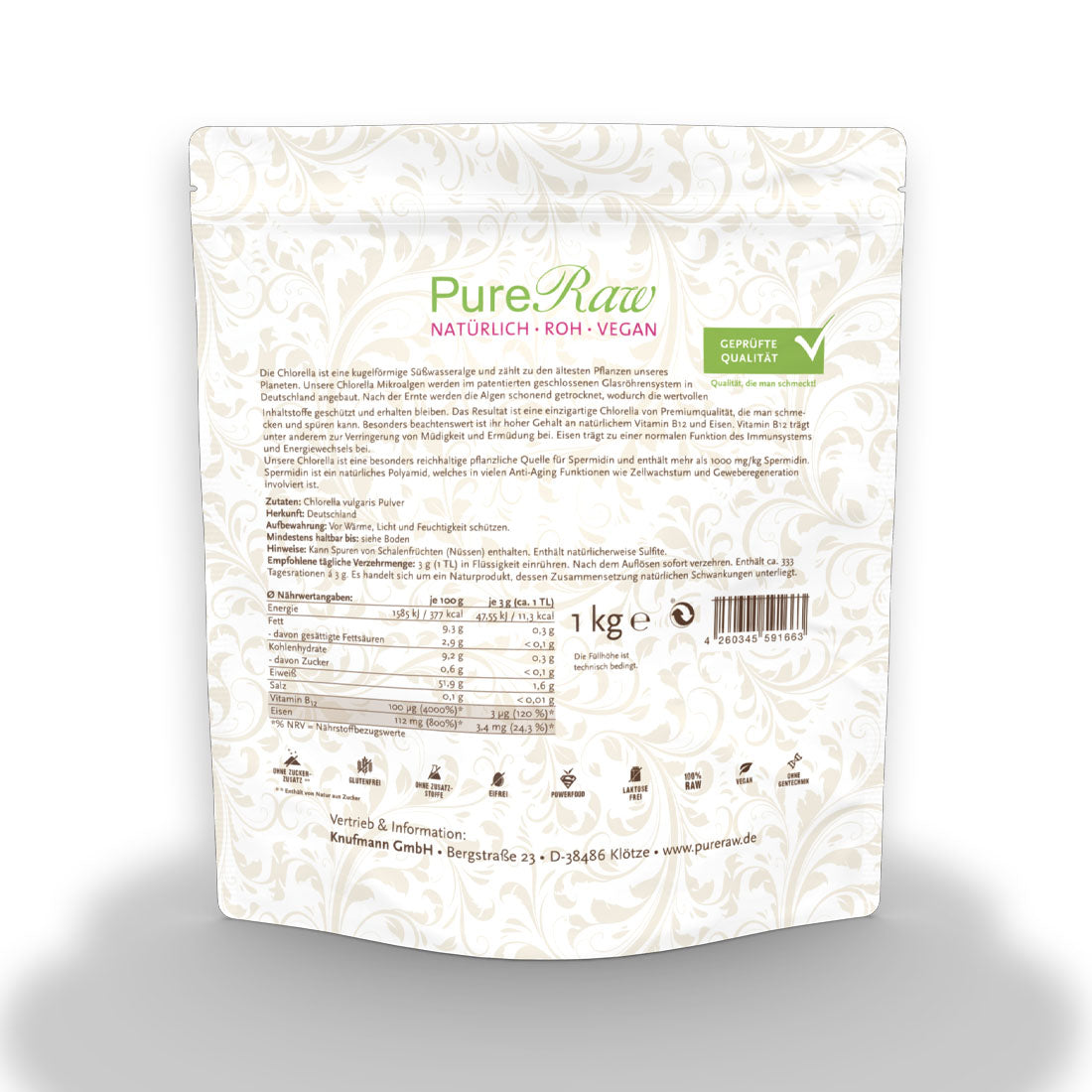 Chlorella Pulver (Deuschland), (Roh)