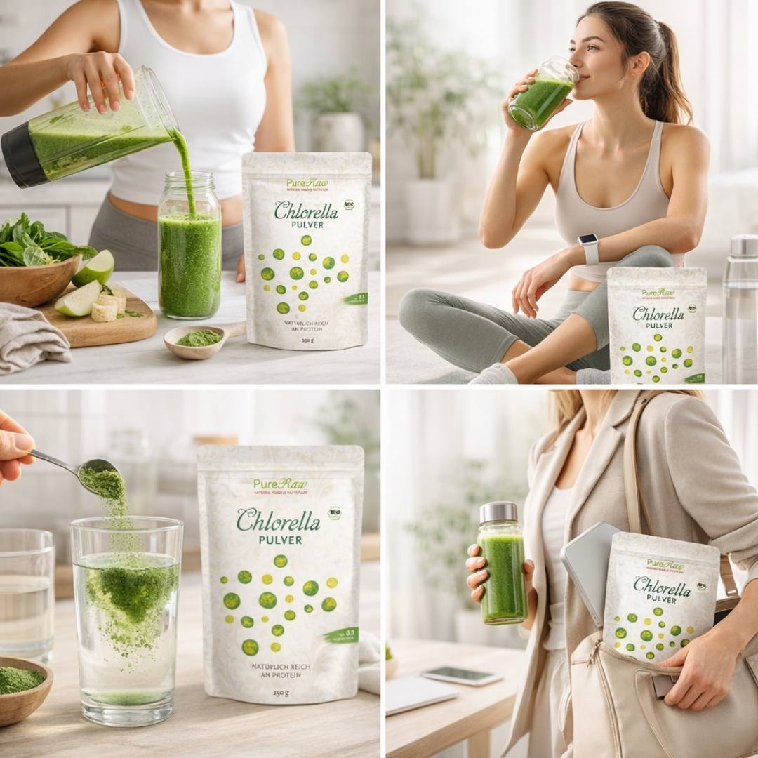 Organic Chlorella Powder – 100% Chlorella vulgaris, raw food quality