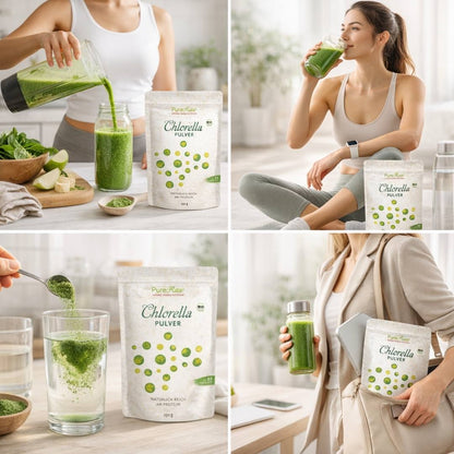 Organic Chlorella Powder – 100% Chlorella vulgaris, raw food quality