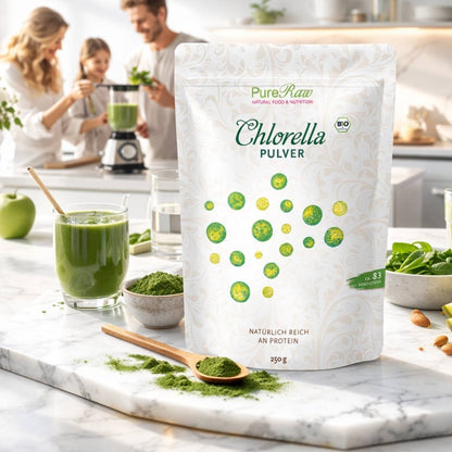 Organic Chlorella Powder – 100% Chlorella vulgaris, raw food quality