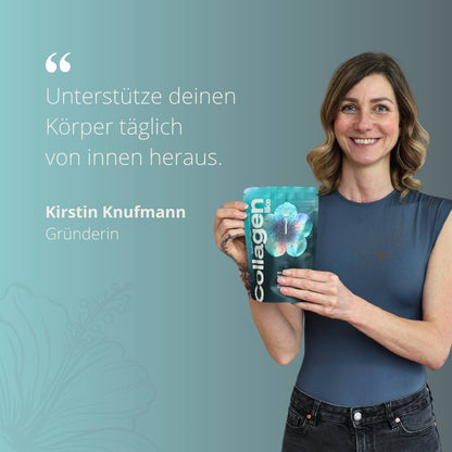 Kirstin Knufmann präsentiert PureRaw CollagenLike aus Hibiskus
