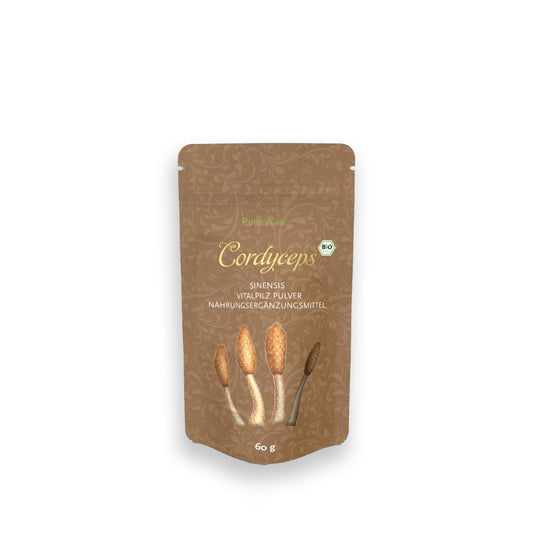 Cordyceps sinensis Mushroom Powder (Organic & Raw) 60 g