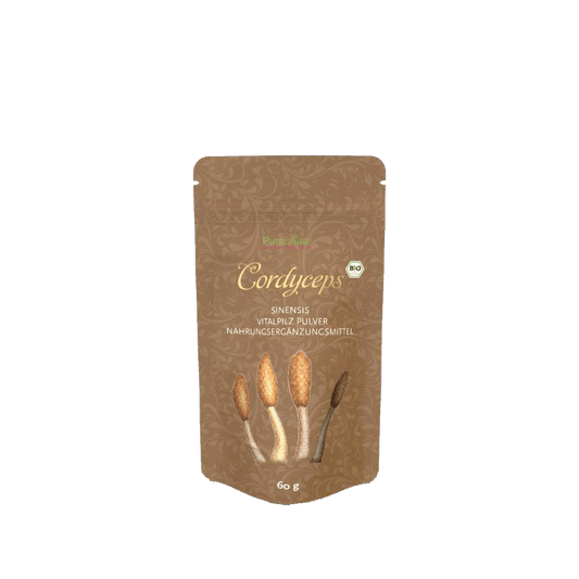 Cordyceps sinensis Mushroom Powder (Organic & Raw) 60 g