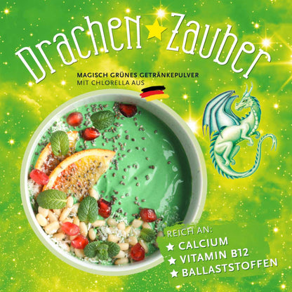 Drachen Zauber, Magisch grünes Ballaststoffpulver