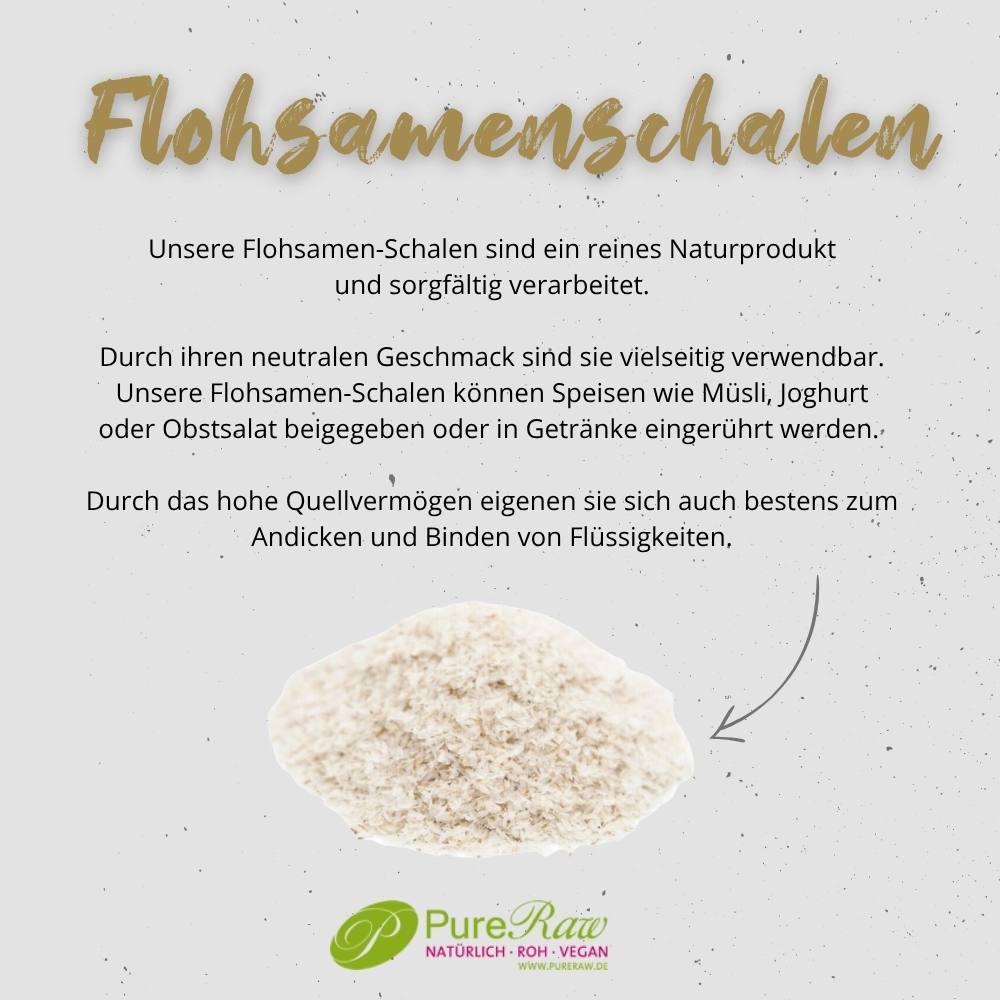 Flohsamen Schalen (Bio & Roh) 190 g