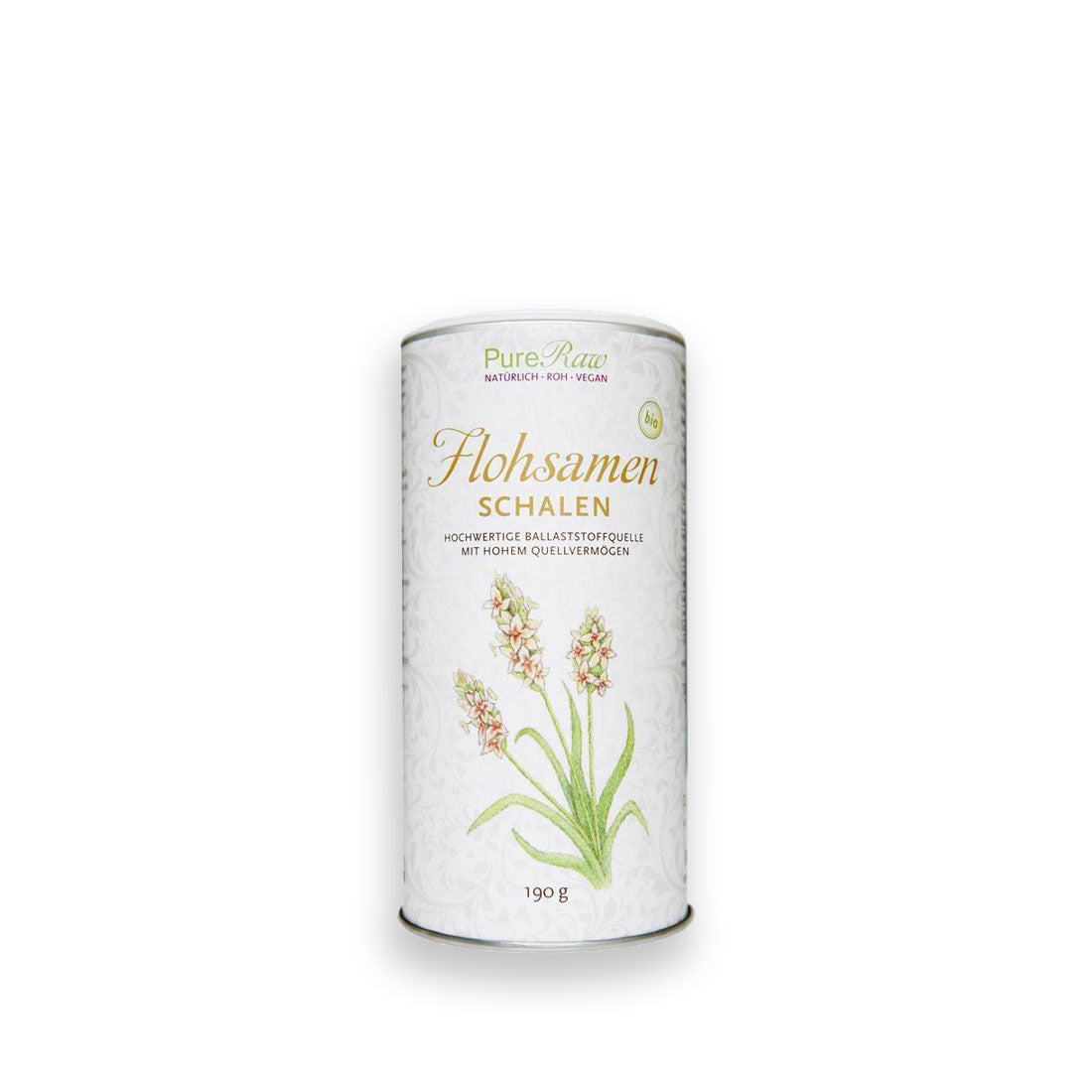 Flohsamen Schalen (Bio & Roh) 190 g