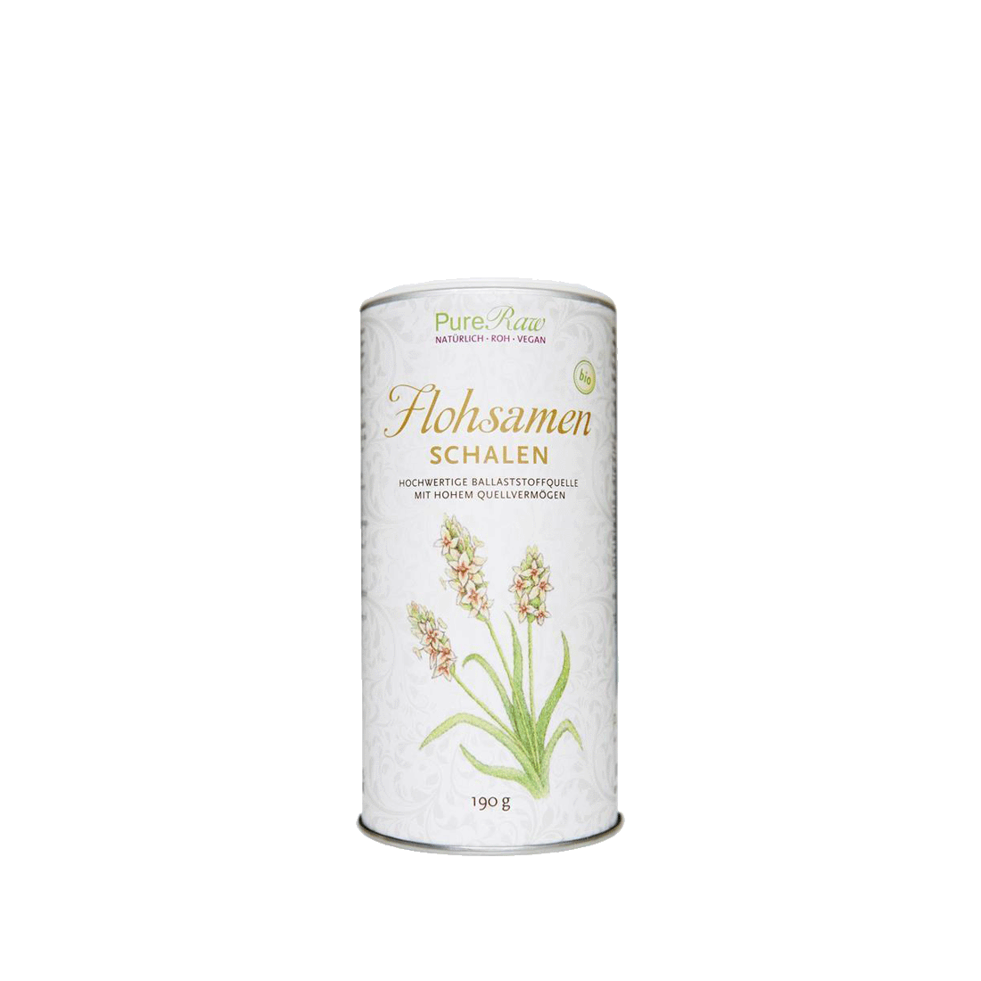 Flohsamen Schalen (Bio & Roh) 190 g
