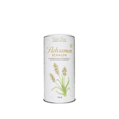Flohsamen Schalen (Bio & Roh) 190 g