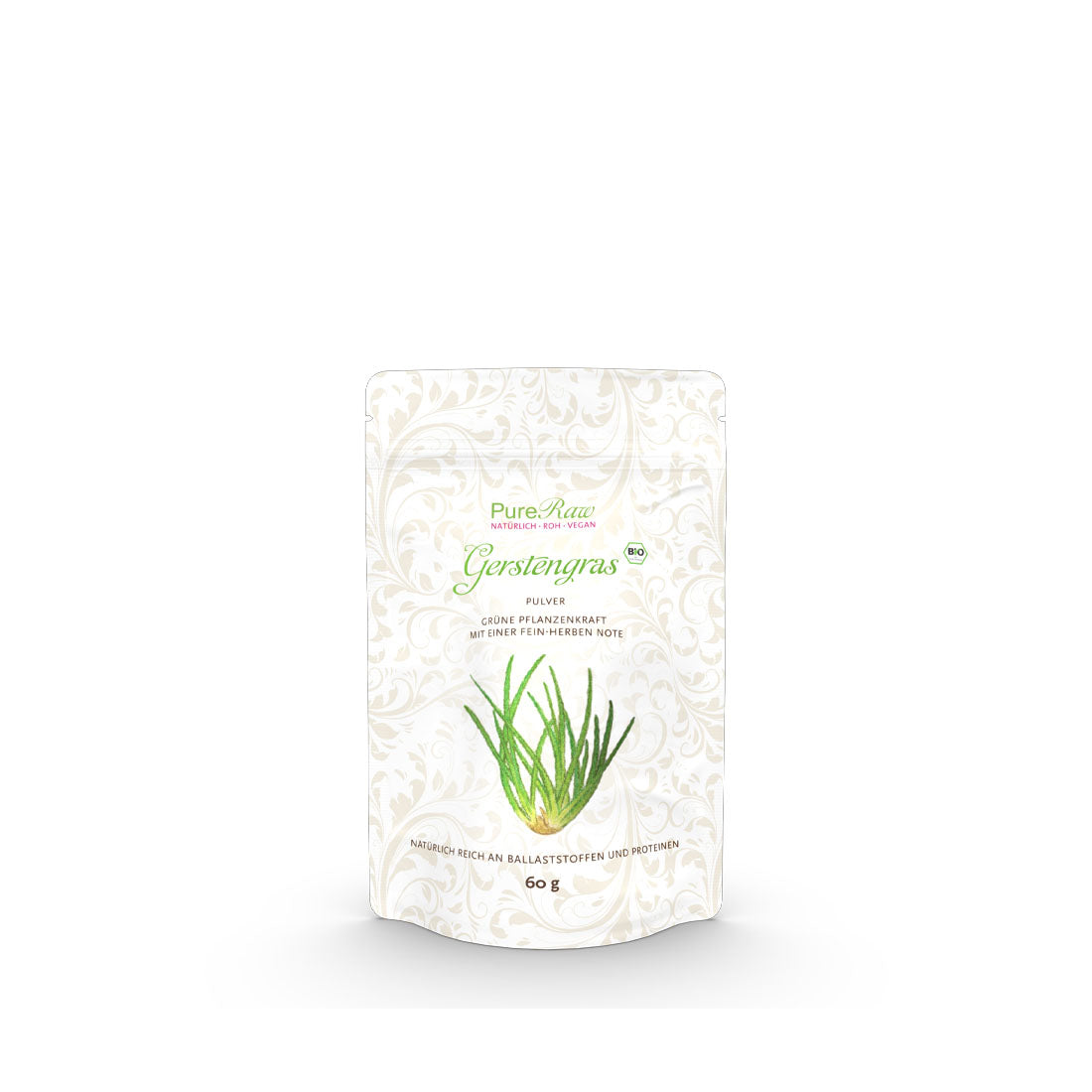 Gerstengras Pulver (Bio & Roh) 60 g