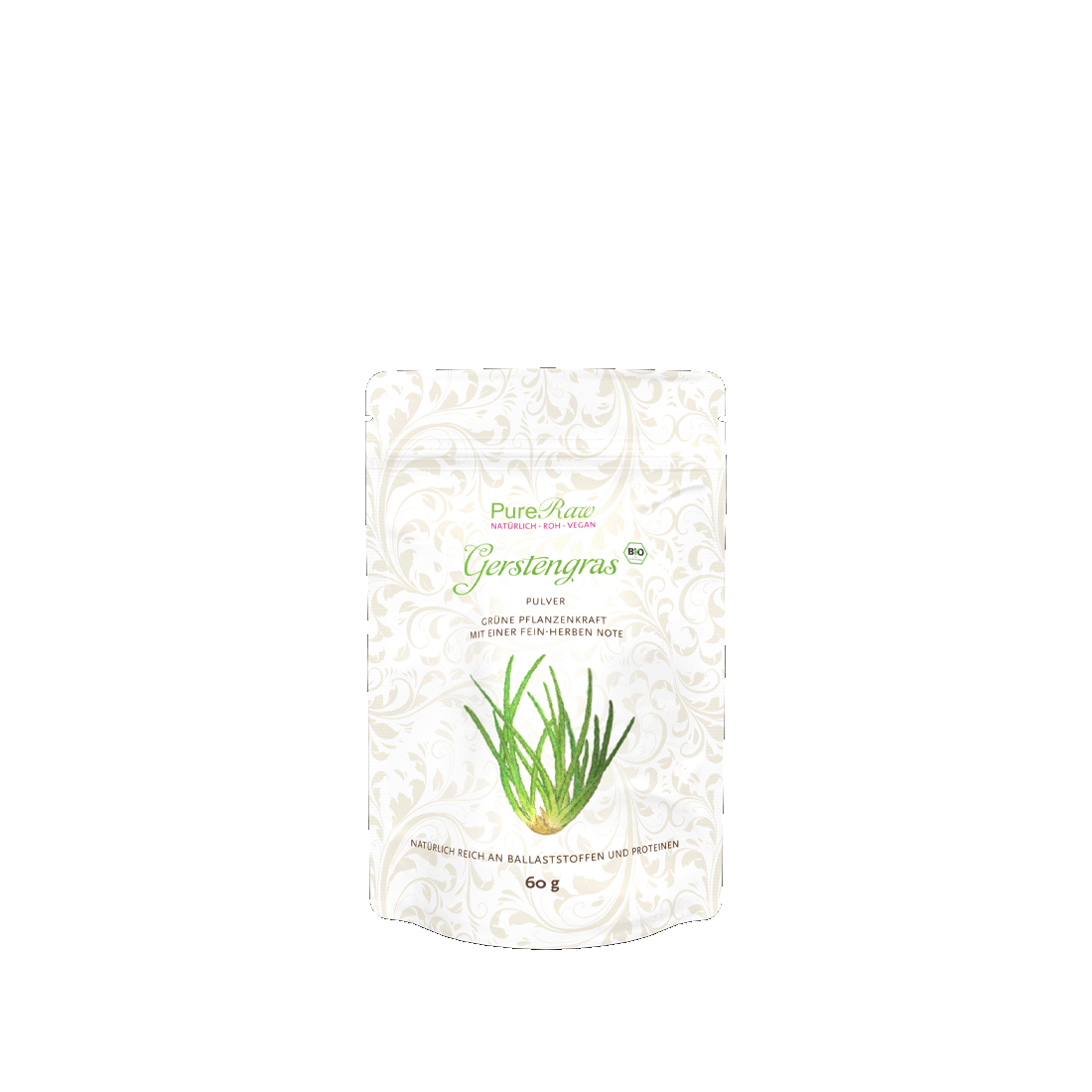 Gerstengras Pulver (Bio & Roh) 60 g