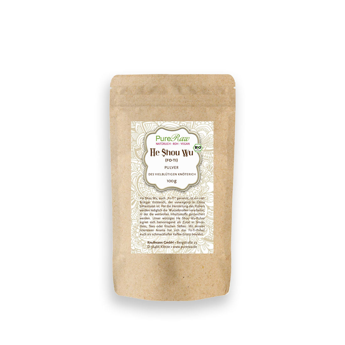 He Shou Wu Powder (organic)