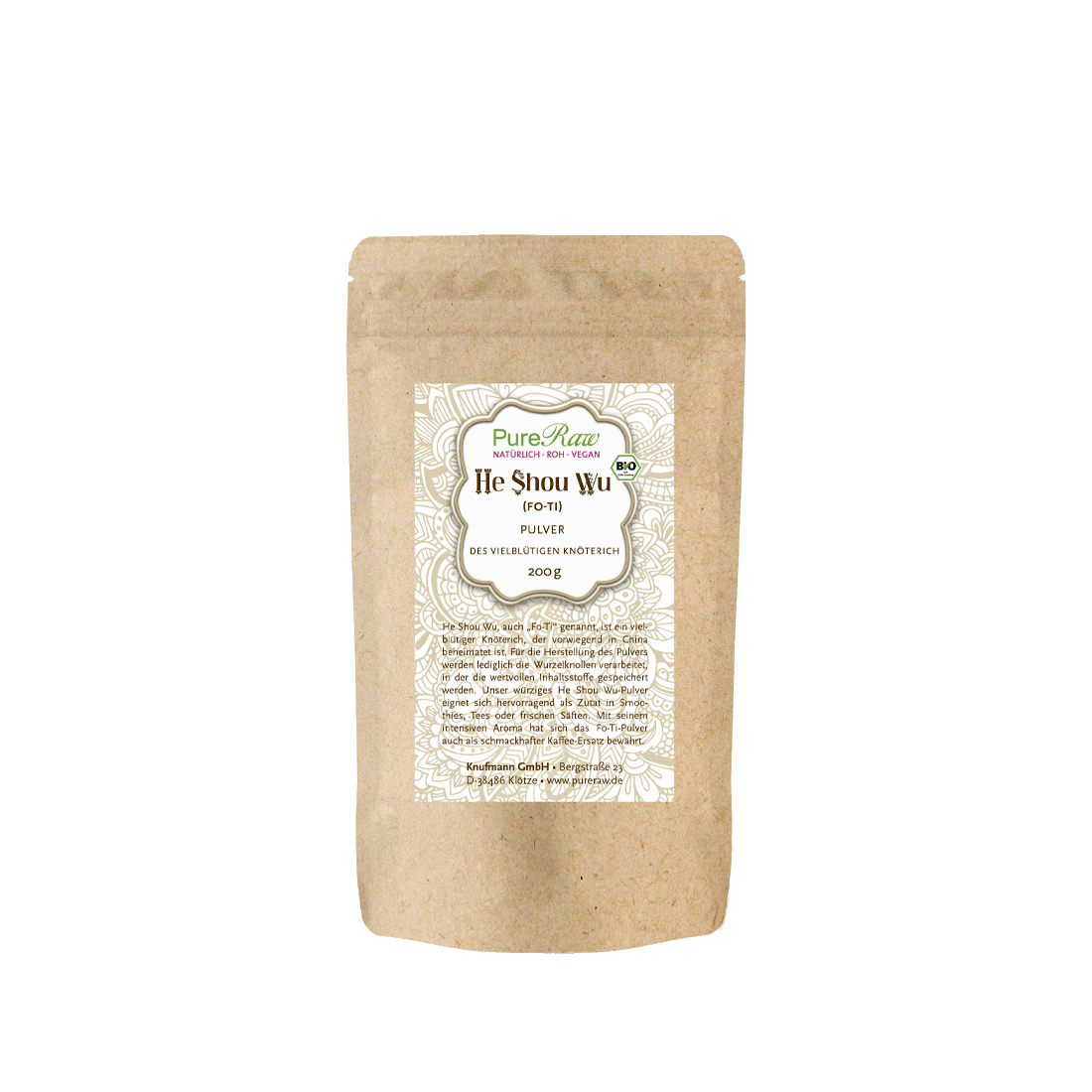 He Shou Wu Powder (organic)