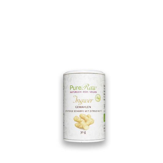 Ginger, Ground, (Organic & Raw), Spice 30 g
