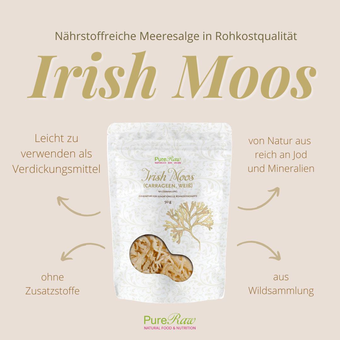 Irish Moos (weiß, Wildsammlung & Roh)