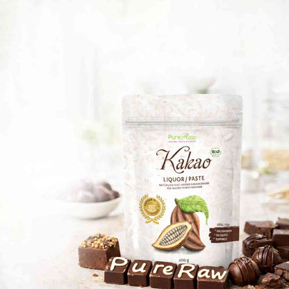 Kakao Liquor / Paste, Sorte Criollo, (Bio & Roh)  250 g