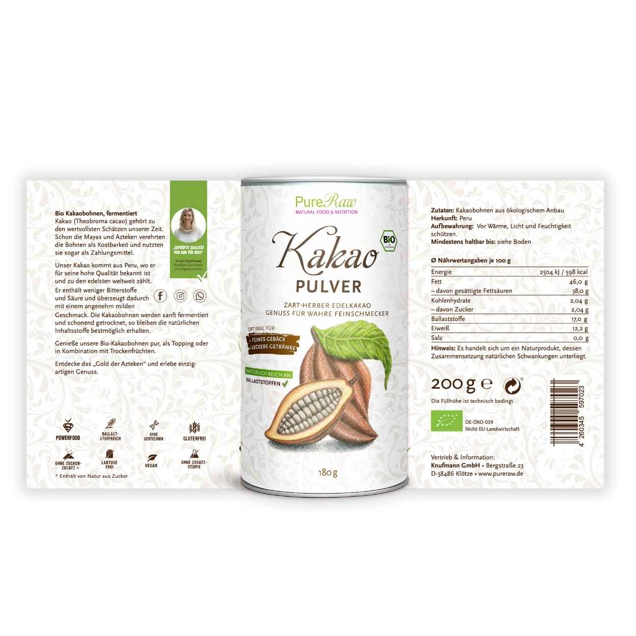 Cocoa powder (organic)