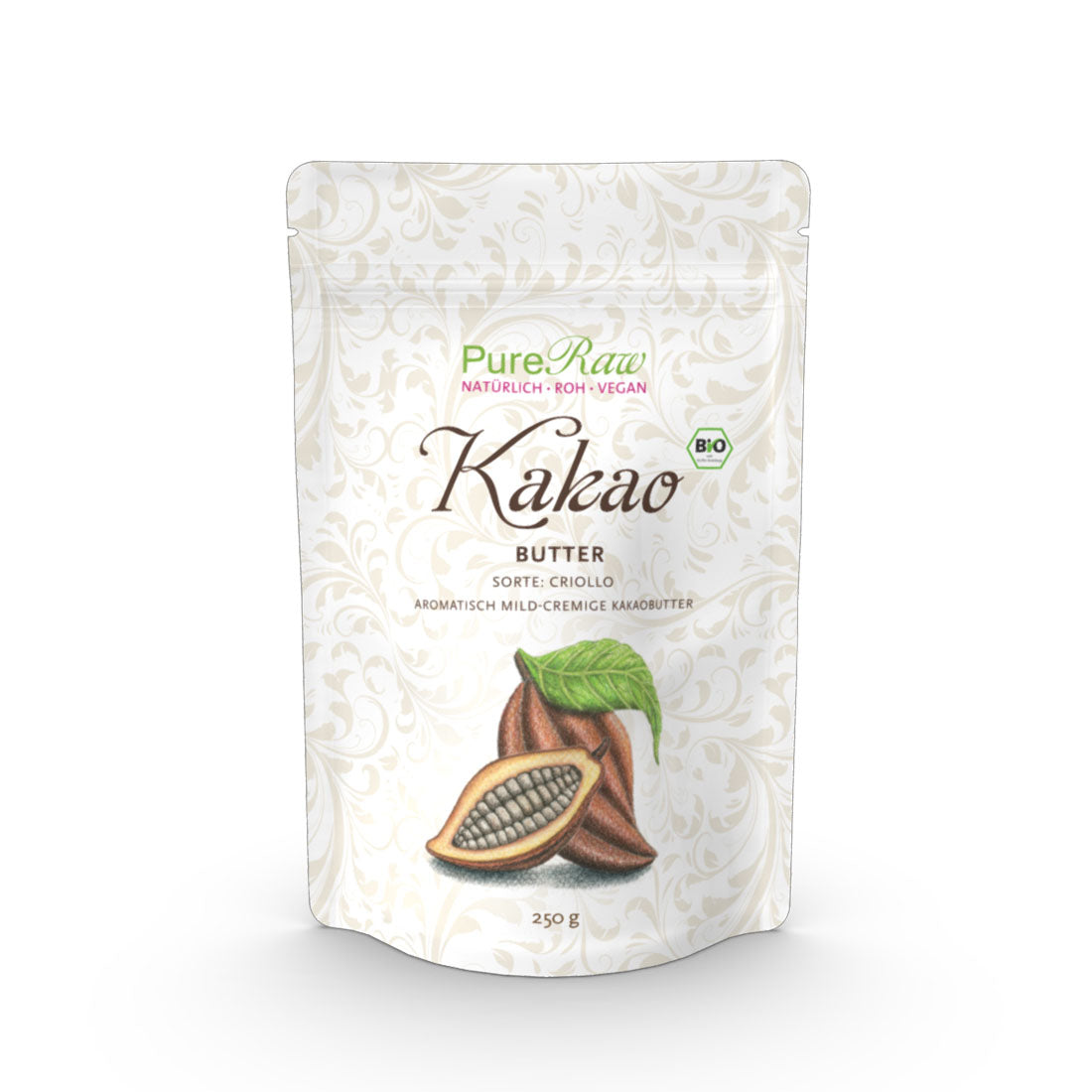 Cocoa butter, Criollo variety (Organic & Raw) 250 g