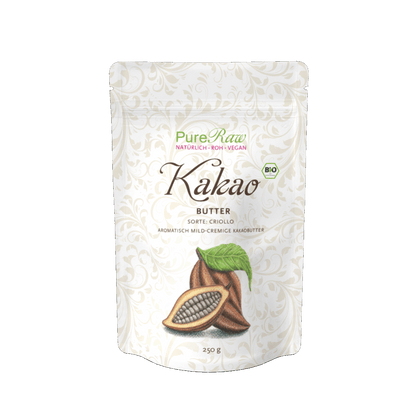Cocoa butter, Criollo variety (Organic & Raw) 250 g