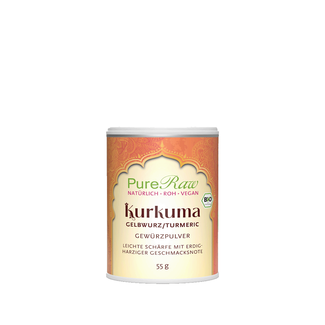 Kurkuma, gemahlen (Bio & Roh) 55 g