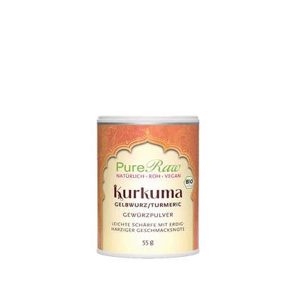 Kurkuma, gemahlen (Bio & Roh) 55 g