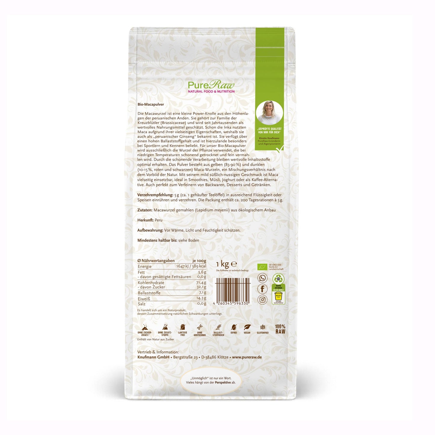 Maca Pulver (bio)